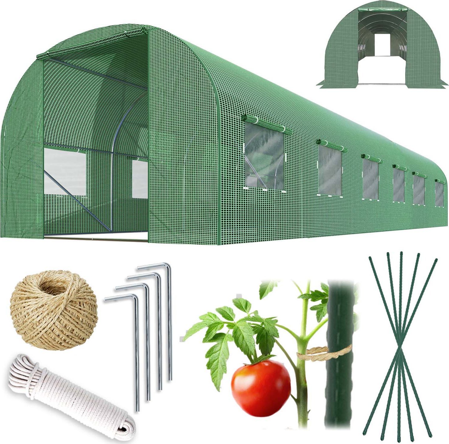 Tunel ogrodowy 3 x 6 m (18m2) Plonos