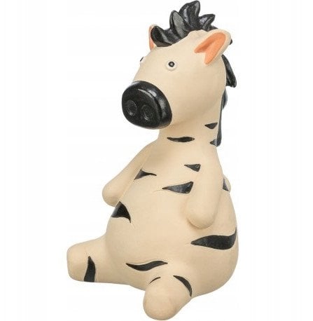 Zebra, zabawka, dla psa, lateks, 15 cm, z d�wi�kiem