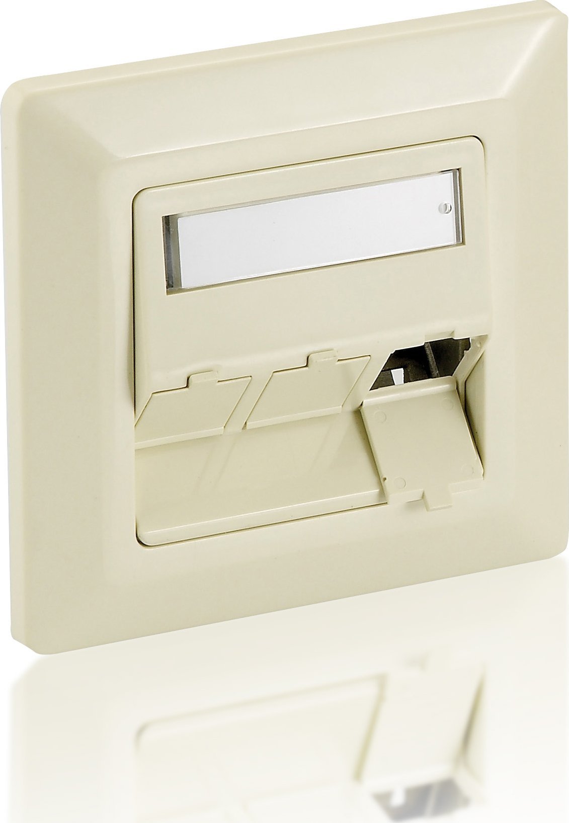 Equip RJ45 Rahmenset Equip 3xRJ45 Unterputz reinweiß - 761304