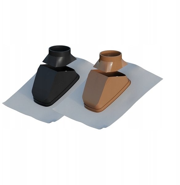 Ricom Przejście dachowe skośne 25-50ST DN100-125 Czerwony