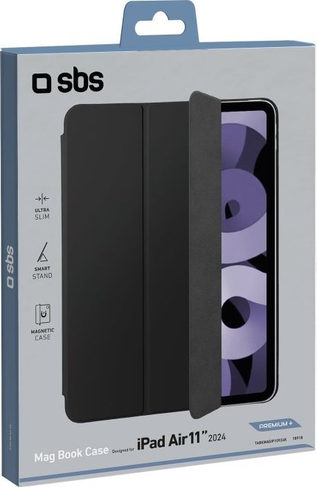 SBS Mag Book Case iPad Air 11'' 2024 black