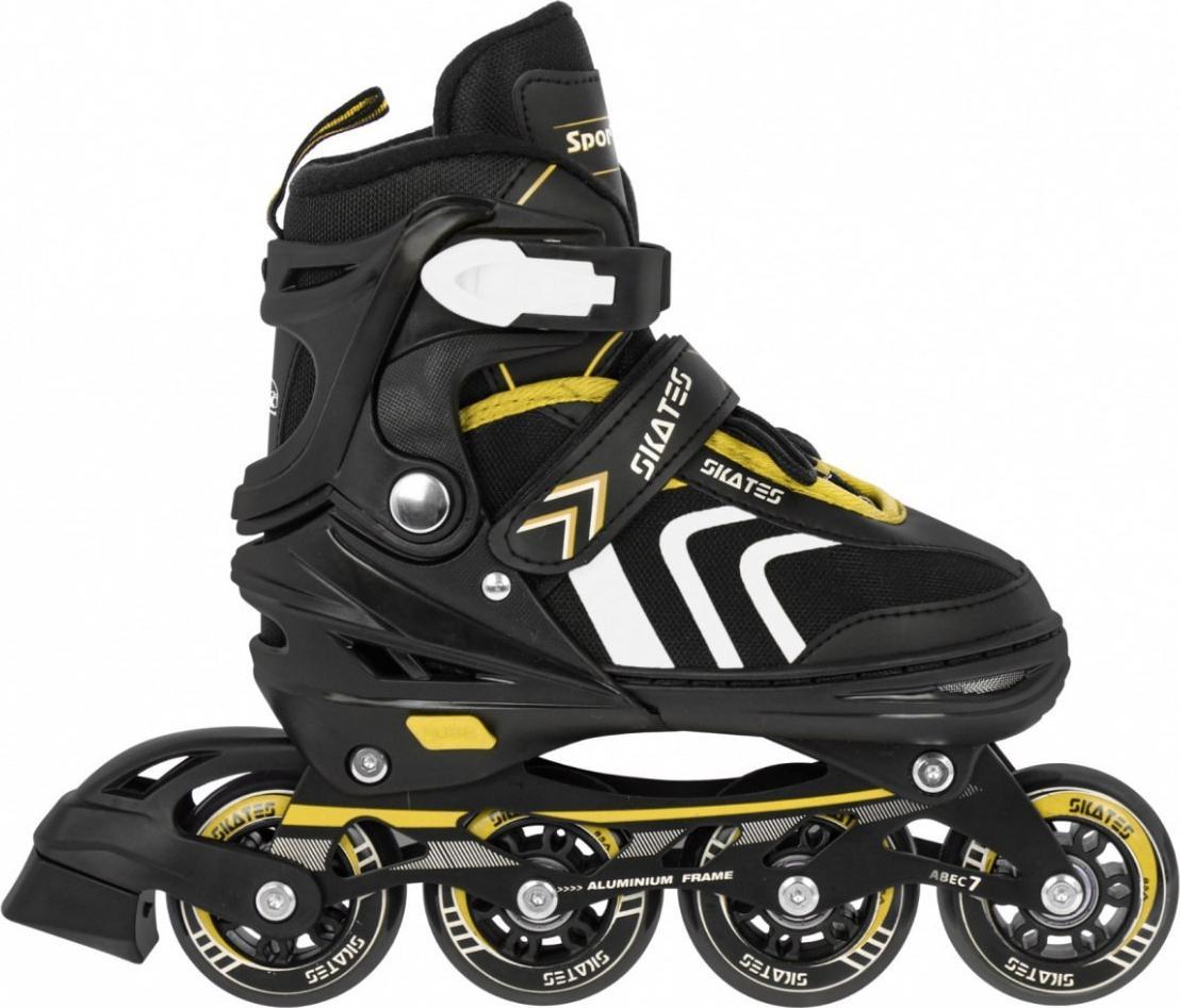 Rolki SporTrike ZSP.HP88-5.L.ZOL z wymienną płozą regulowane czarne r. 39-43