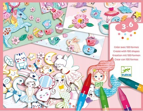 Djeco Djeco Sukurkite formas - Kuriamas pasaulis, mergaitės