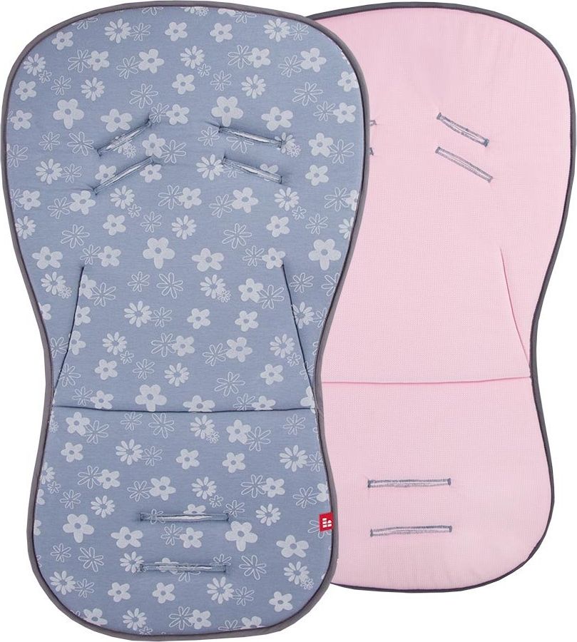 Ewa Klucze WKŁADKA DO WÓZKA EEVI C SZARY KWIAT Ewa Klucze