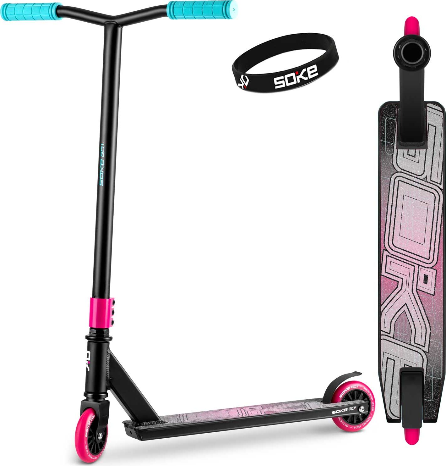 Hulajnoga Soke GO! Różowy (1546)