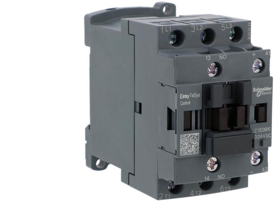 Stycznik mocy Easy TeSys Control AC-3, 9A, 3P (1NO), cewka 24V DC LC1E0910BD