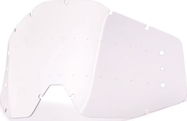 100% Szyba do gogli 100% ACCURI/STRATA JUNIOR do Systemu SVS (Szyba Przeźroczysta z dziurami - Sonic bumps)