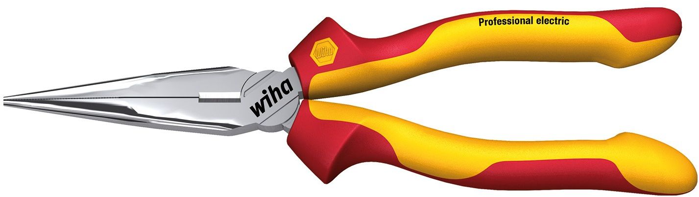 Wiha Szczypce telefoniczne płaskie z izolowaną rękojeścią 1000V 160mm (26720)