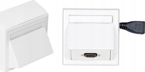 VivoLink Vivolink WI221184-AMP gniazdko elektryczne HDMI Biały