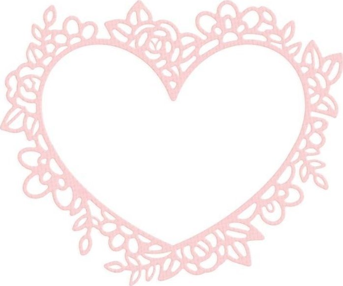 Wykrojnik - Kwiatowe serce