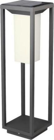 V-TAC Słupek Ogrodowy Solarny V-TAC 4W LED SAMSUNG CHIP Szary 2-funkcje IP65 VT-66 3000K 280lm 3 Lata Gwarancji