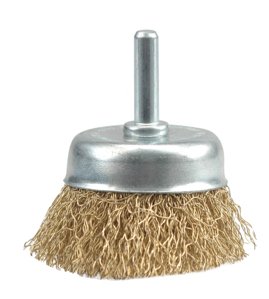 Vorel Szczotka czołowa z trzpieniem drut karbowany 50mm 06987