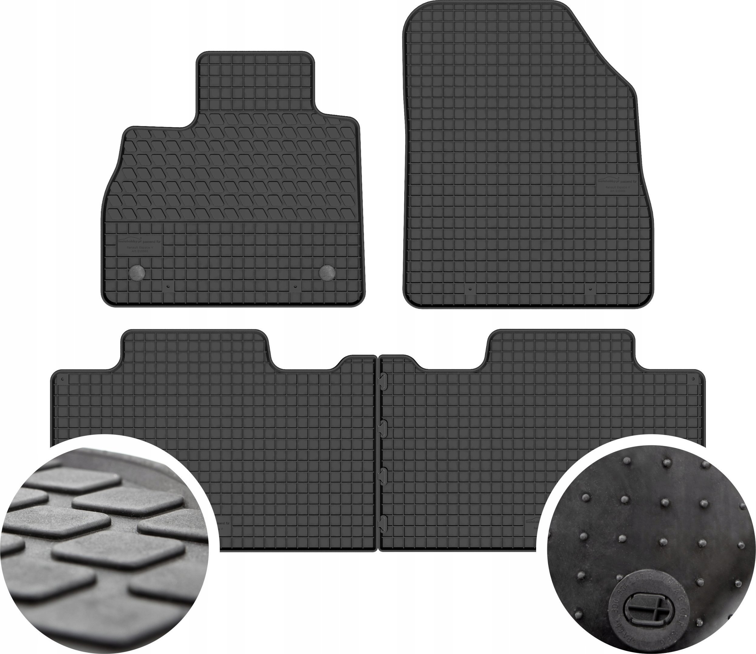 GeyerHosaja Dywaniki gumowe do Renault Espace V