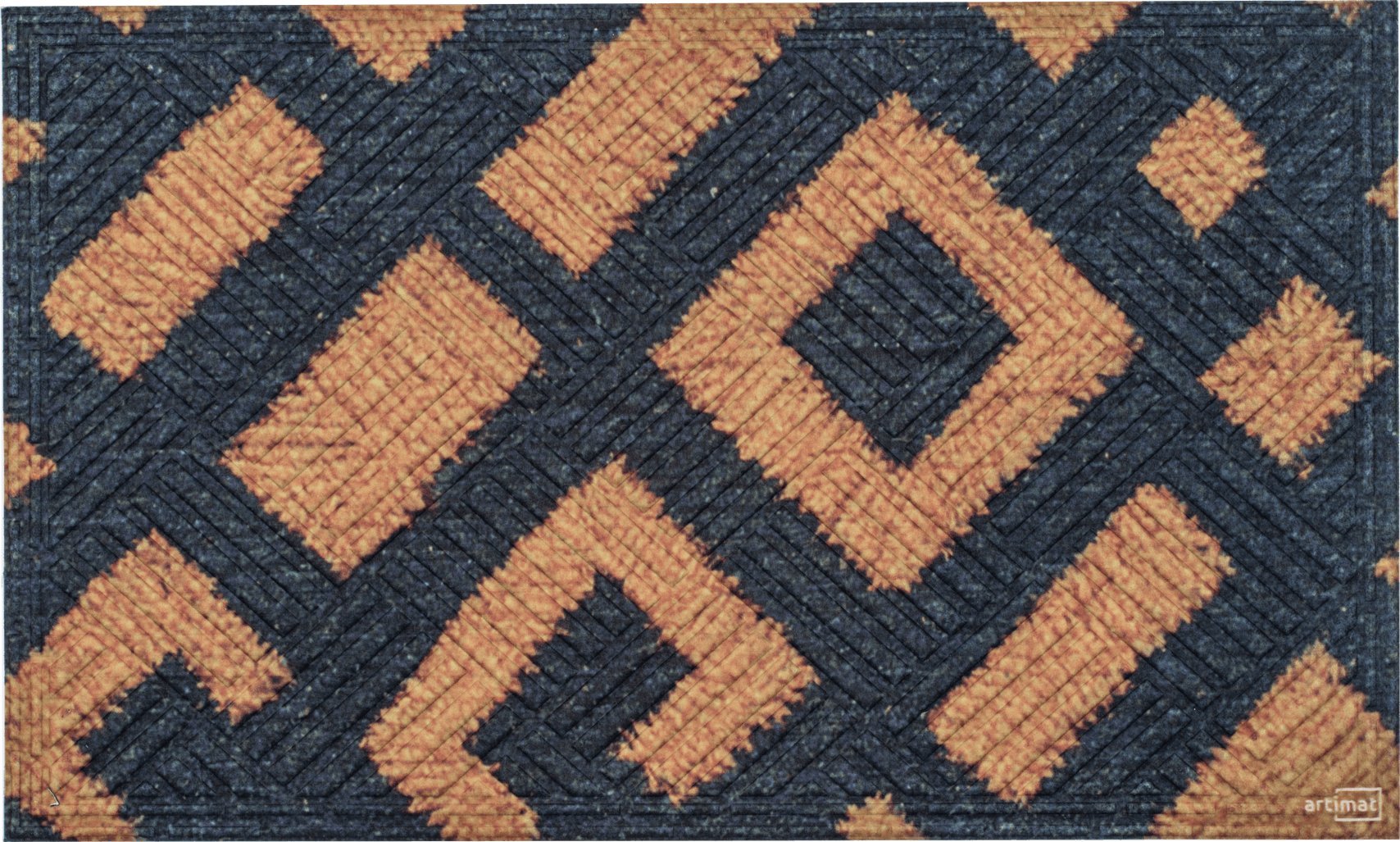 Direct Home and Garden Wycieraczka z nadrukiem geometrycznym