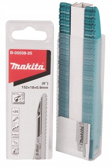 Makita MAKITA SABER SAW BLADE BIM 152x0.9mm /25pcs. METAL, PVC (FAST)