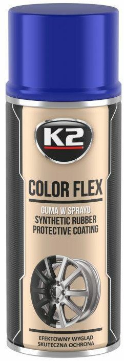 K2 GUMA W SPRAYU COLOR FLEX - NIEBIESKA 400ML