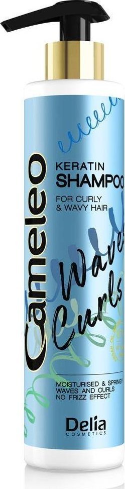 Delia Delia Cosmetics Cameleo Fale Loki Szampon do włosów keratynowy 250ml