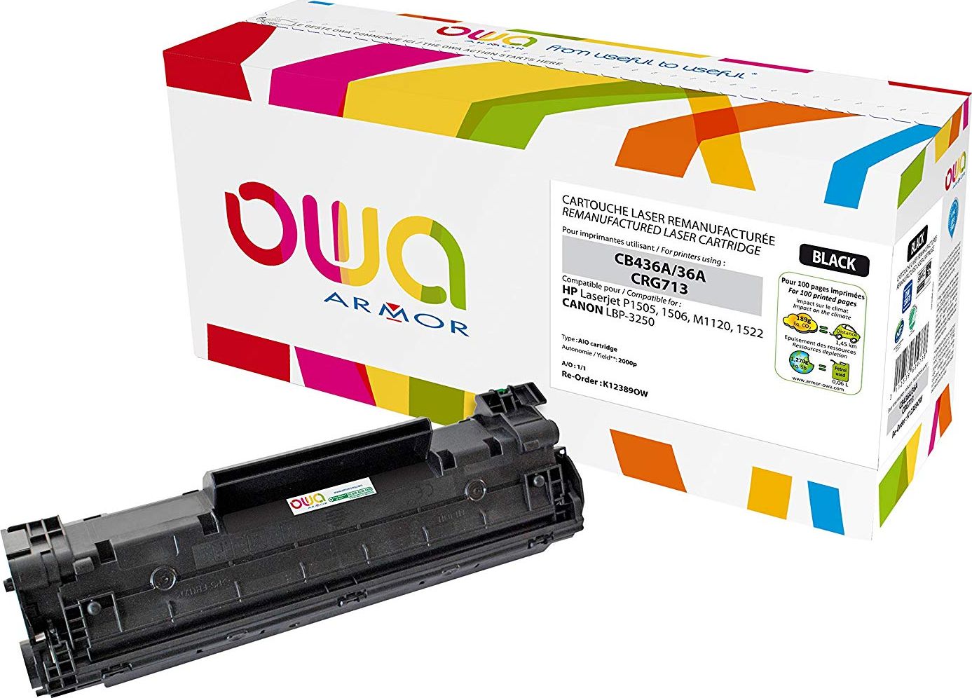Toner OWA Armor Black (K12389OW)