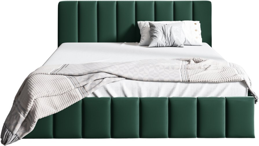 Łóżko NINA 180x200 POJEMNIK+METALOWY STELAŻ VELVET riviera 38