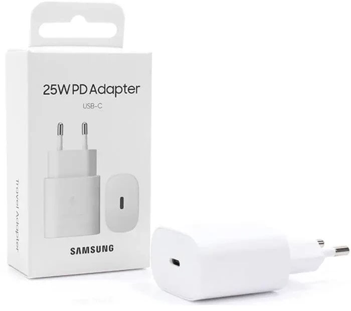 Ładowarka Samsung Samsung EP-TA800EWE Adaptive 25W Super fast network adapter-charger USB-C 2A White (bulk)