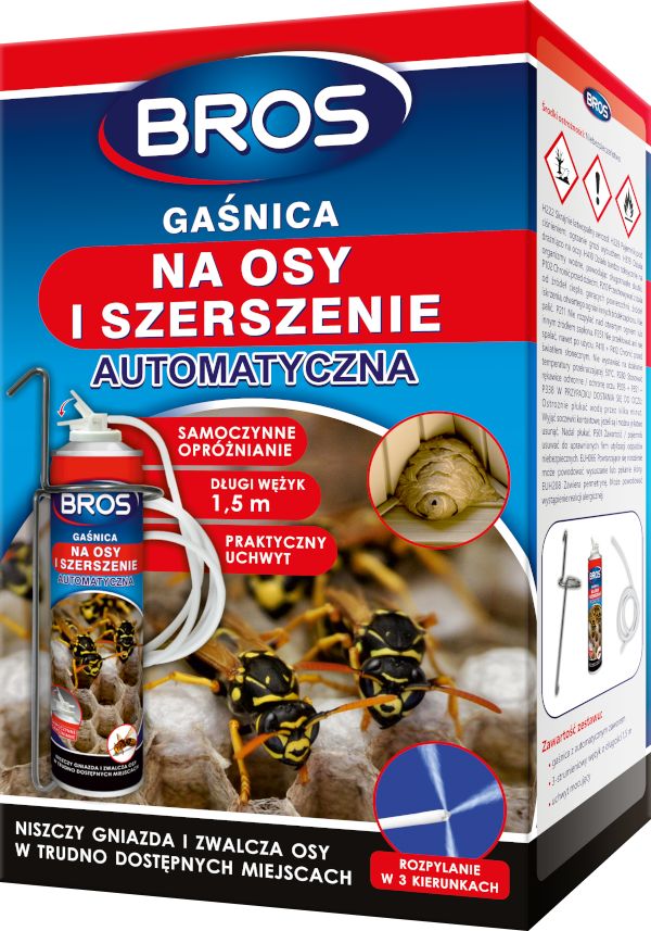 Bros Automatyczna Gaśnica na osy i szerszenie 400 ml
