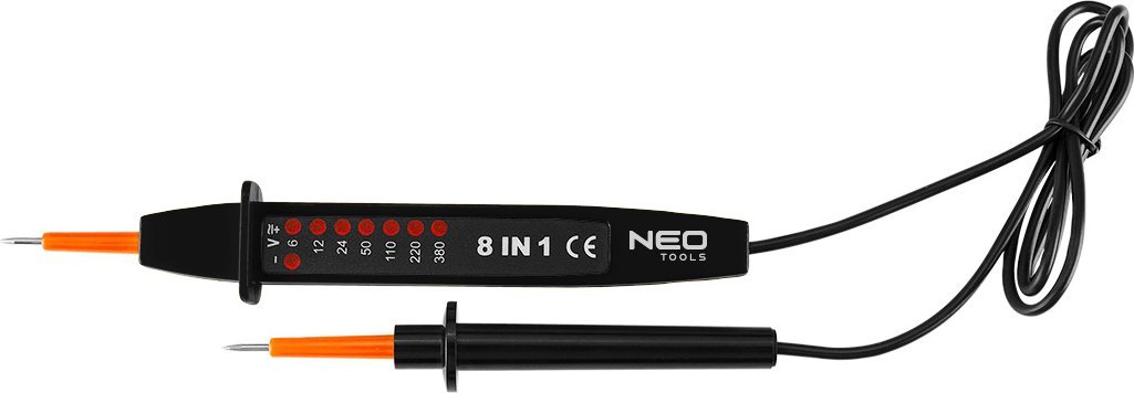 Neo Wielofunkcyjny tester napięcia 8 w 1 AC/DC 6-380V 94-006