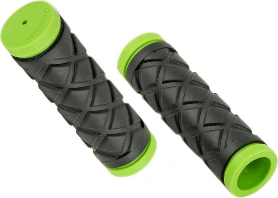 Author Chwyty kierownicy Author AGR Junior R5 100mm czarno-zielone (fluo)