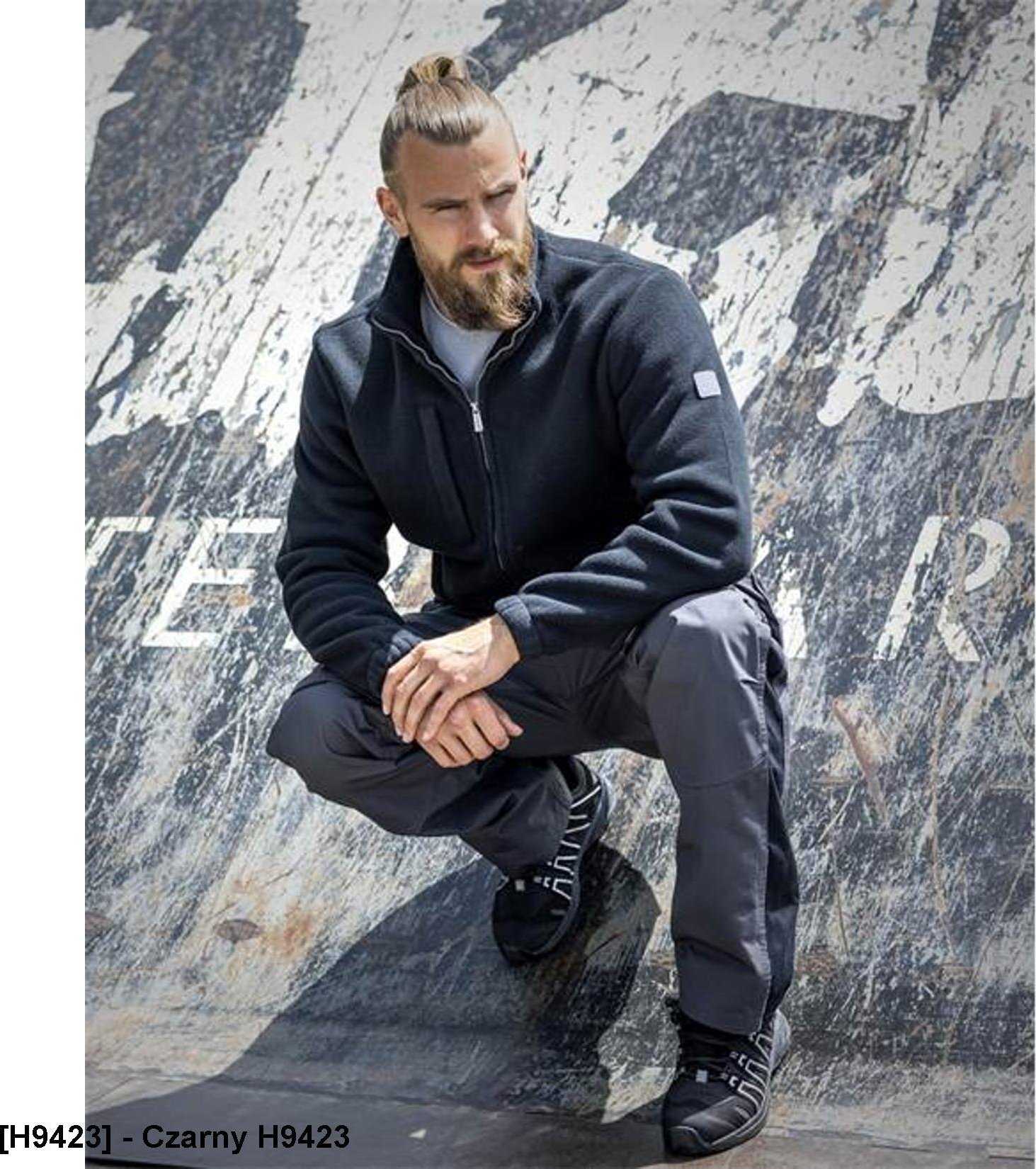 Ardon 450 - bluza polarowa - Czarny H9423 4XL