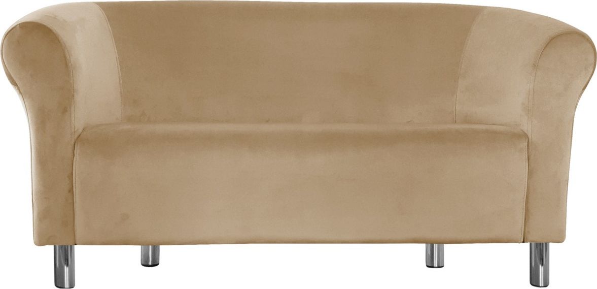 Atos Sofa Milo MG06 jasny brąz nogi chrom