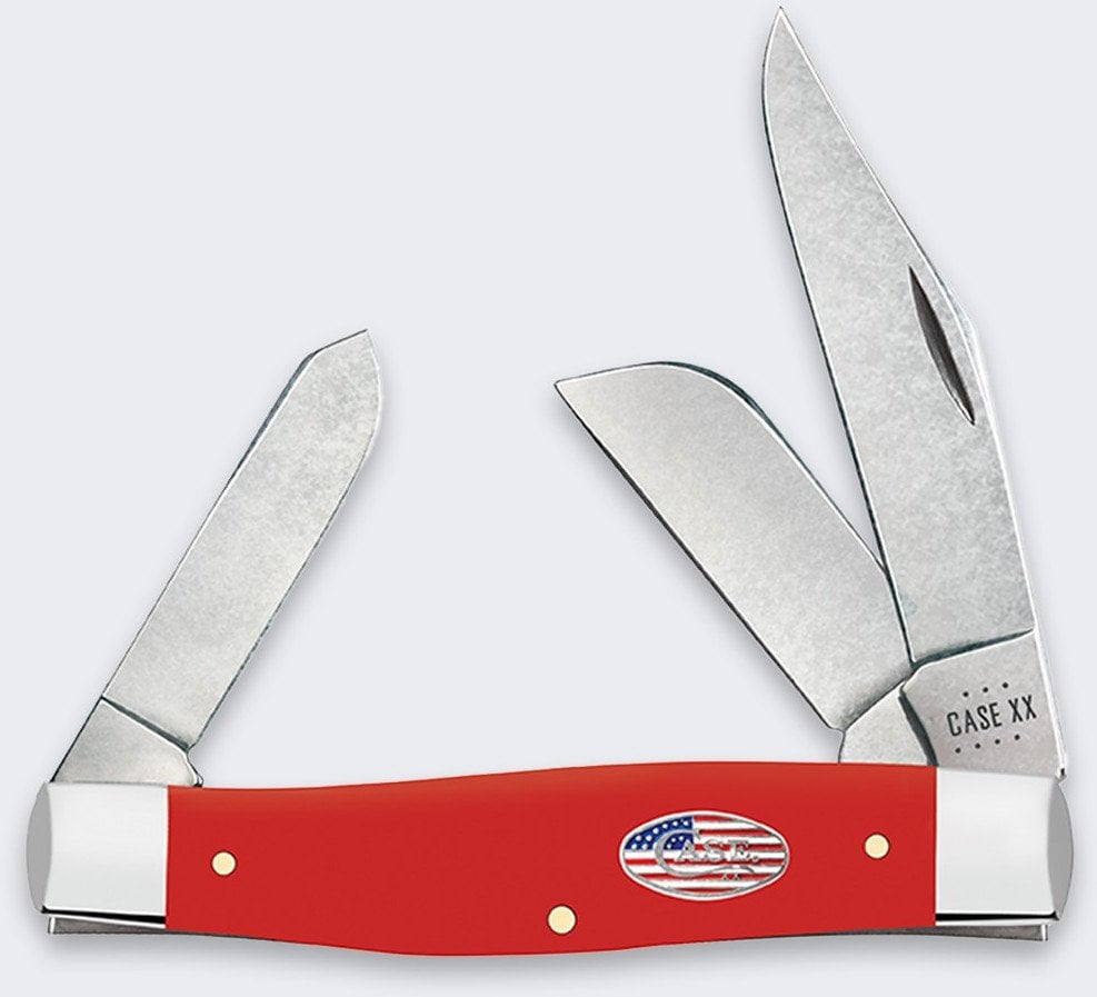 Nóż Składany Case American Workman Large Red