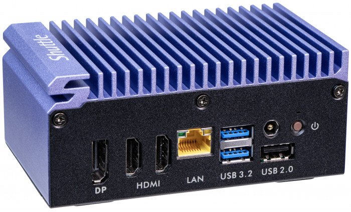 Shuttle SPCEL12 Edge Mini PC Barebone, 0.46L, Intel Celeron J6412 SoC, BGA 1493, DDR4, 2x 2.5G LAN