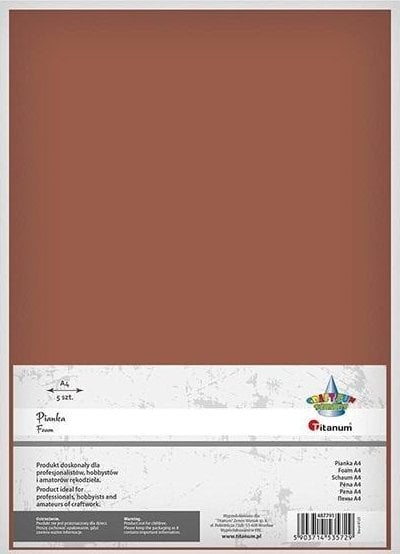 Titanum Pianka A4 5szt. brązowa