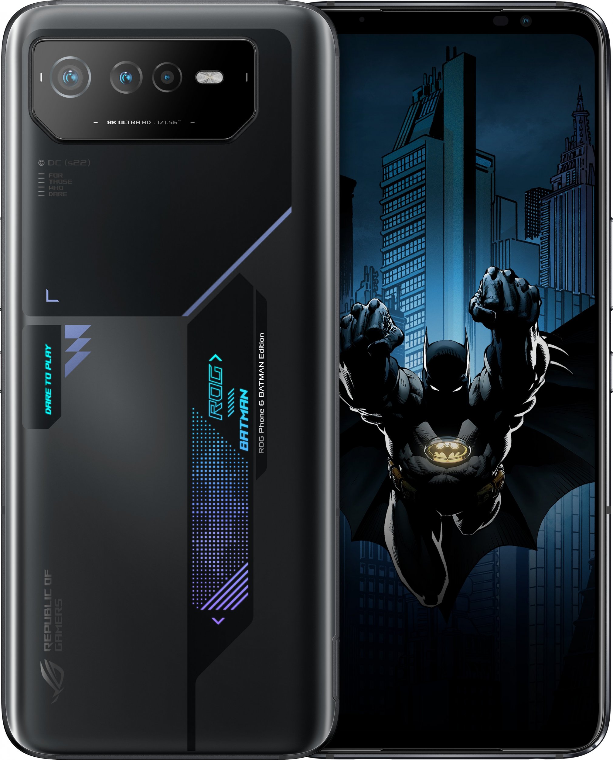 Smartfon Asus ROG Phone 6 Batman 5G 12/256GB Czarny (90AI00D6-M00110)