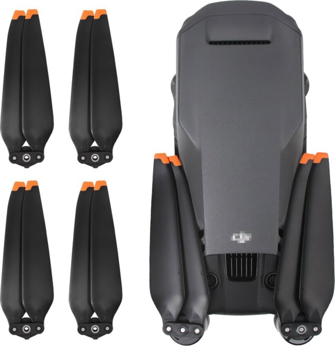 SunnyLife ŚMIGŁA DJI MAVIC 3 / PRO / CLASSIC 9453F LOW NOISE ORANGE 4 SZTUKI