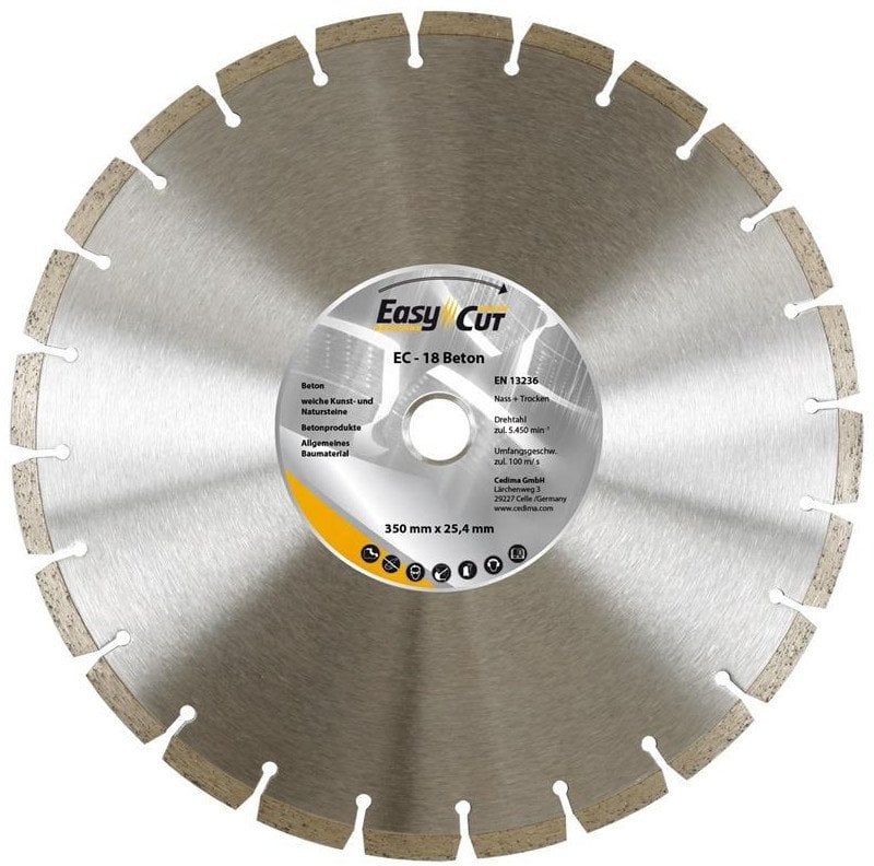 Sourcing DIAMOND SEGMENTAL CUTTING BLADE 350X3,2
