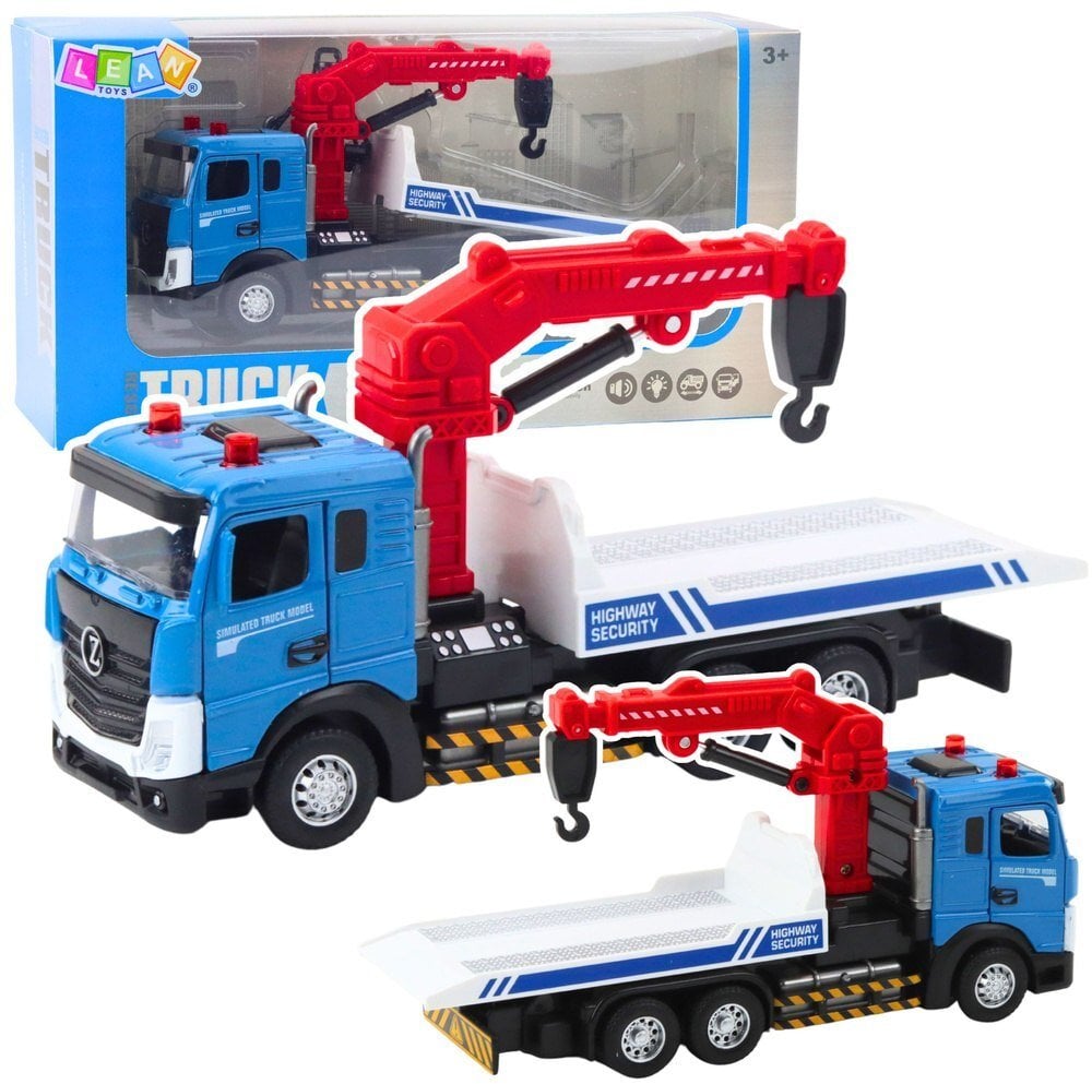 Ciężarówka Laweta Z Holownikiem Metalowa Kabina Światła Dźwięki