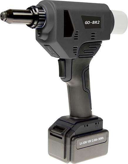 Nitownica do n.1-str. zamyk. akum.GO-BR 2 walizce 2Ah 36W 2x aku.i ład.4-6,4mm Goebel