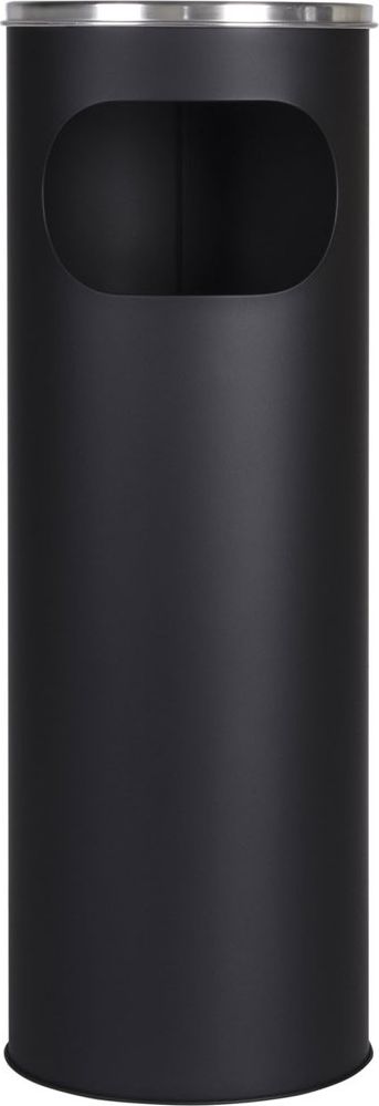 Kosz na śmieci Metlex popielnica czarny