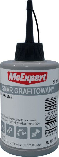 McExpert SMAR GRAFITOWANY BUTELKA Z MIESZKIEM 60ML