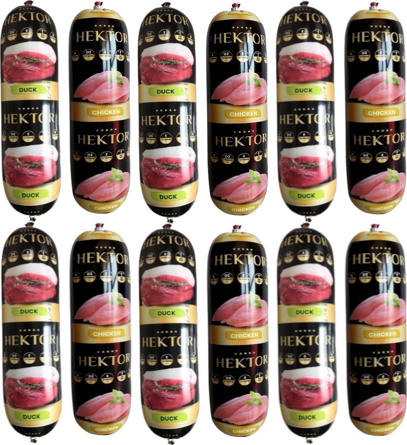 Hektor Karma Premium Hektor baton dla psa z kaczką i drobiem 20x900g