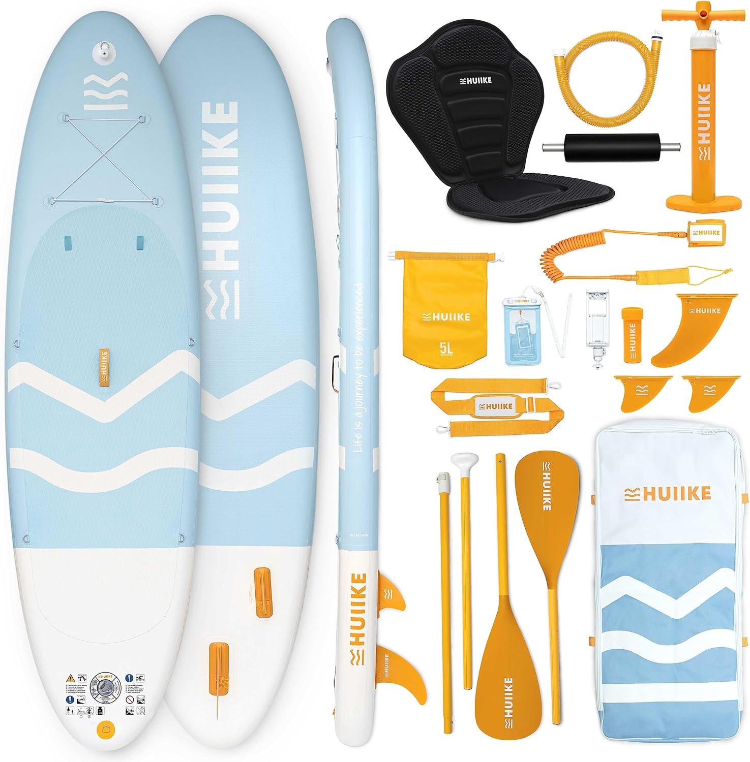 ZESTAW DESKA SUP HUIIKE ENJOYER 305cm Paddling Board Stand Up niebieski