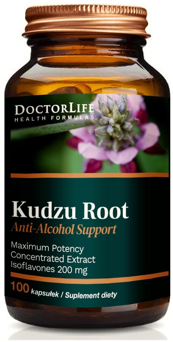 Doctor Life DOCTOR LIFE_Kudzu Root 500mg suplement diety 100 tabletek