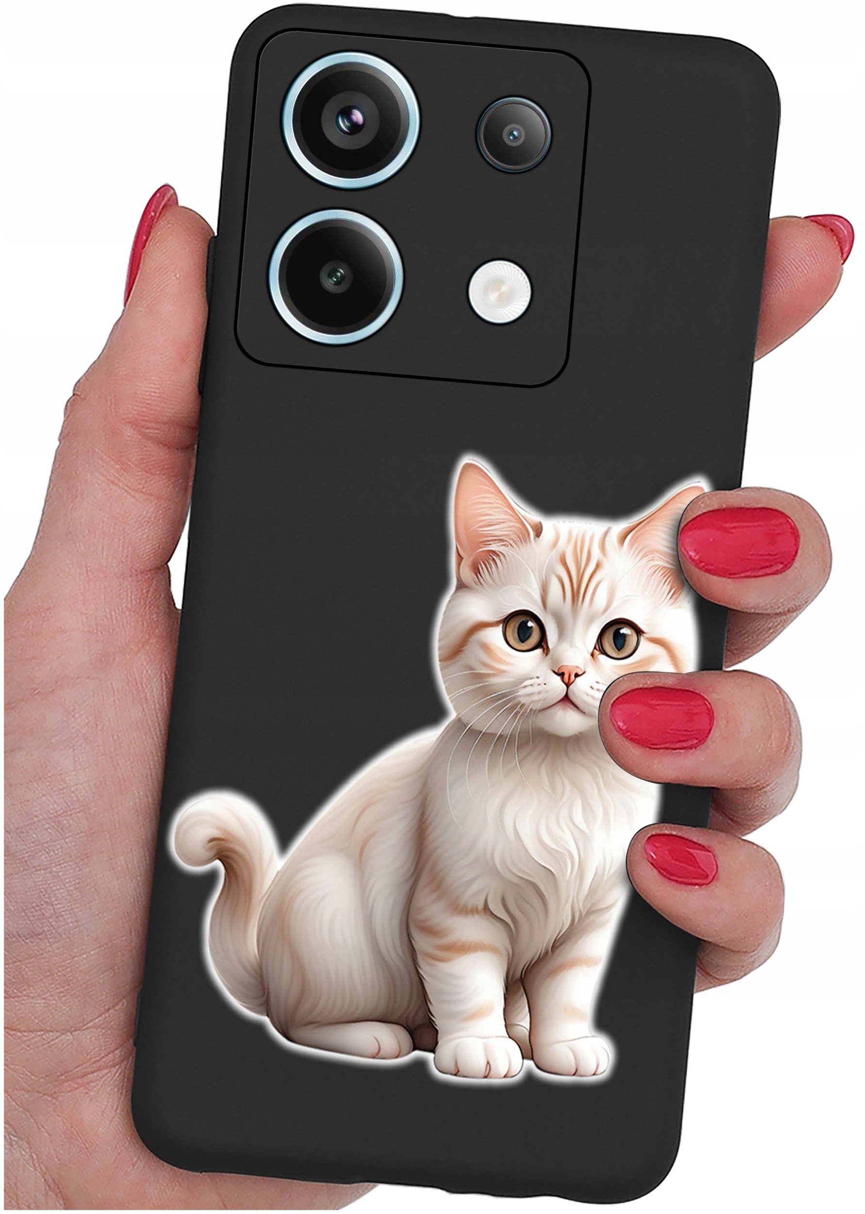 ETUI do Xiaomi Redmi Note 13 Pro 5G WZORY |SILIKONOWE MATT CASE +SZKŁO 9H