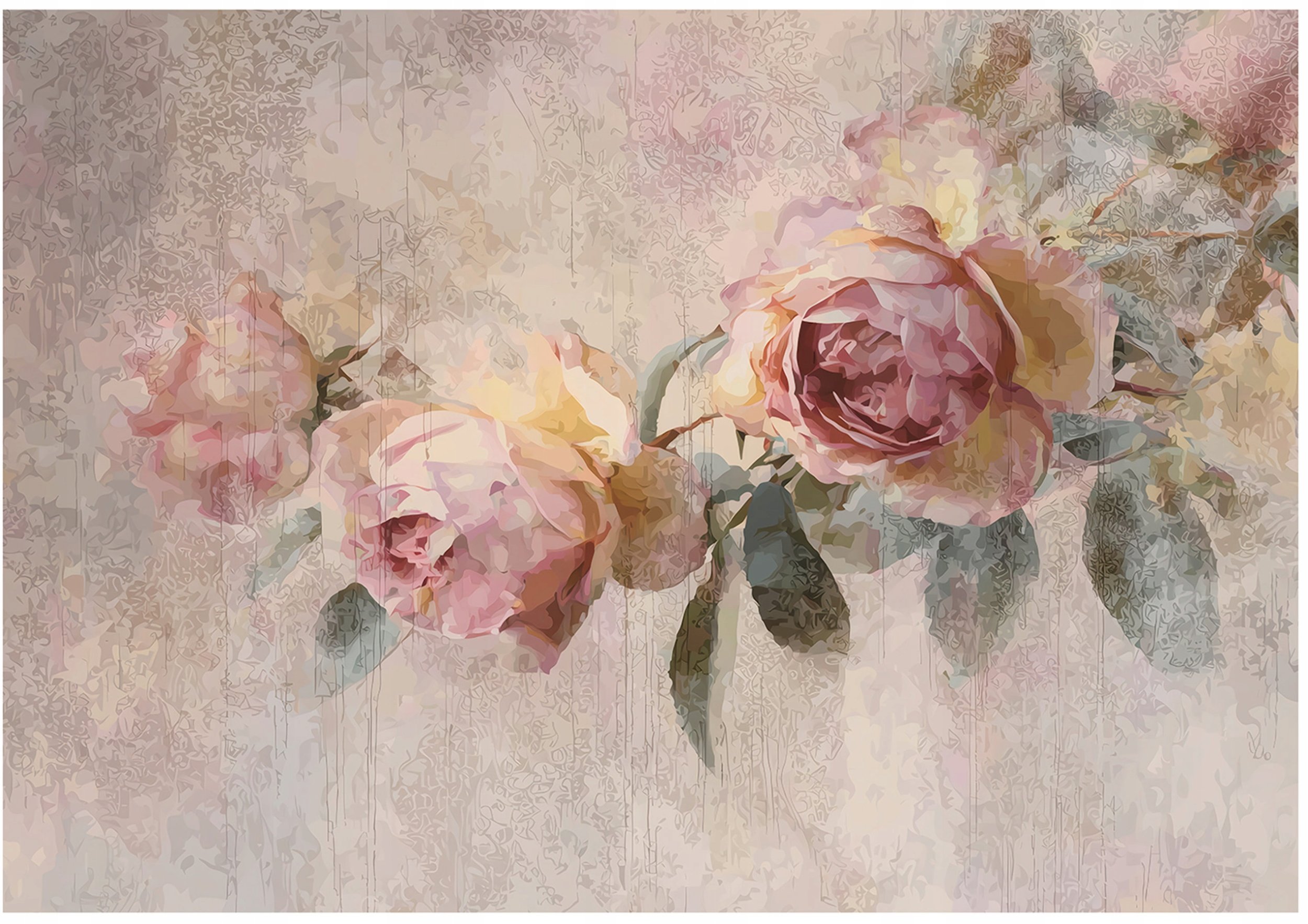 Fototapeta Na Flizelinie Kwiaty Róże Do Sypialni Salonu 250x175