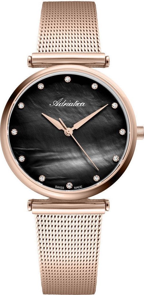 Zegarek Adriatica A3712.914MQ Mesh Cyrkonie (10322)
