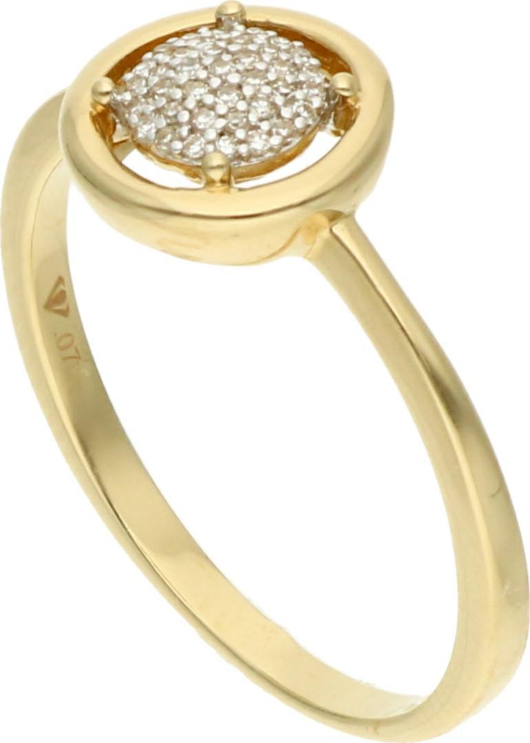 Rosanto Złoty pierścionek z brylantami roz. 18 585 14k