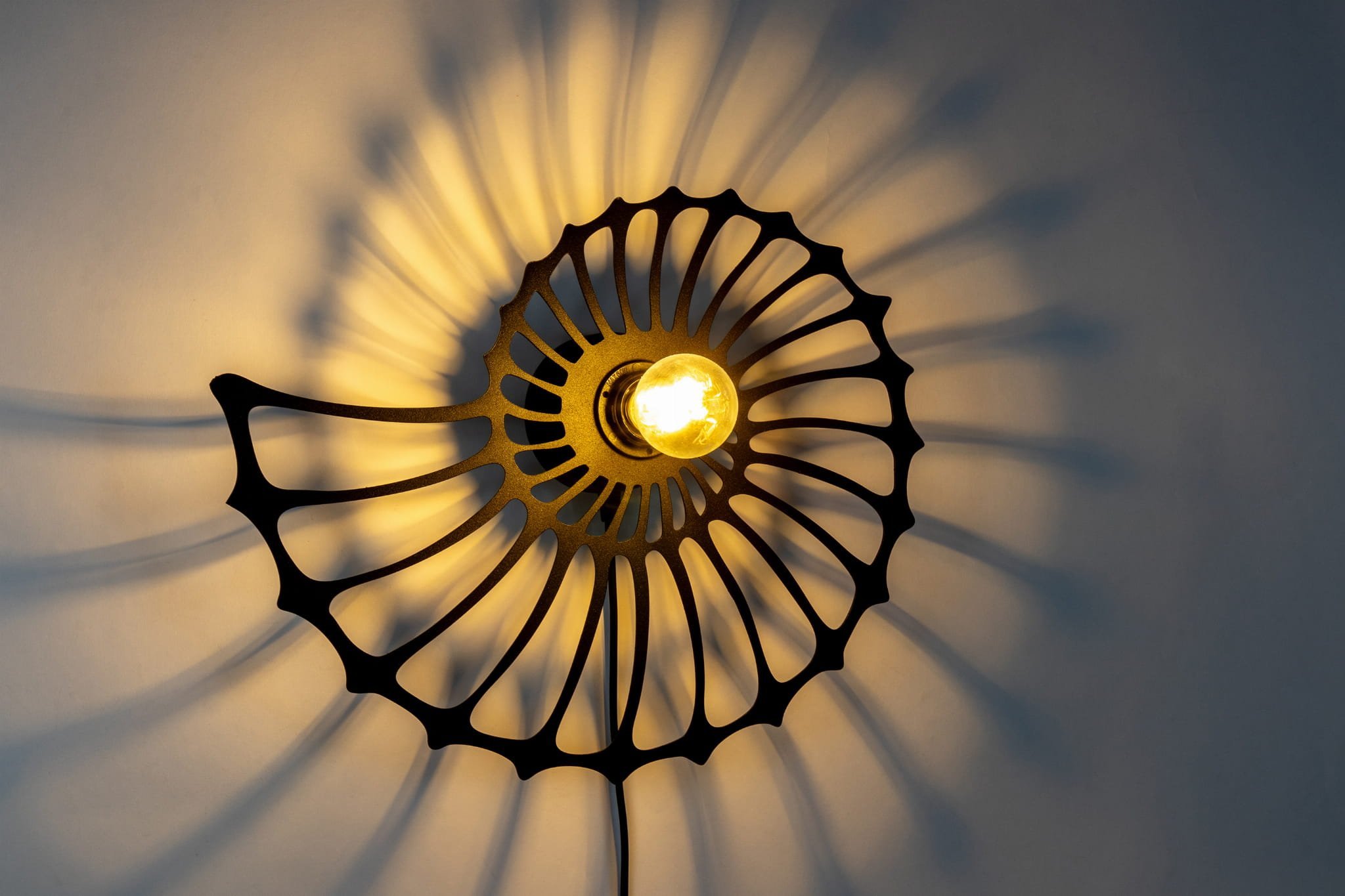 Kinkiet Solar Lampa ścienna Amonit