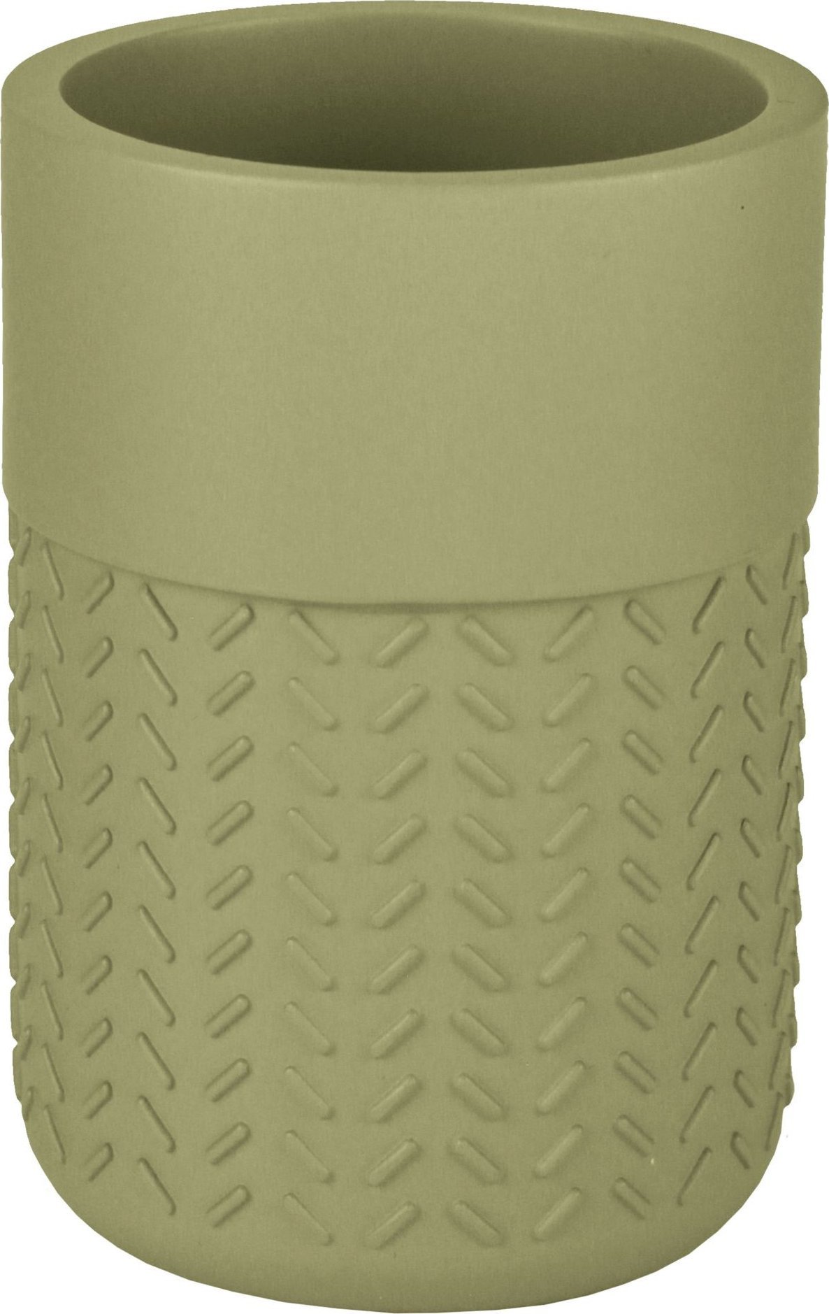 Kleine Wolke Dash Kubek łazienkowy Dill Zielony kompozyt jodełka