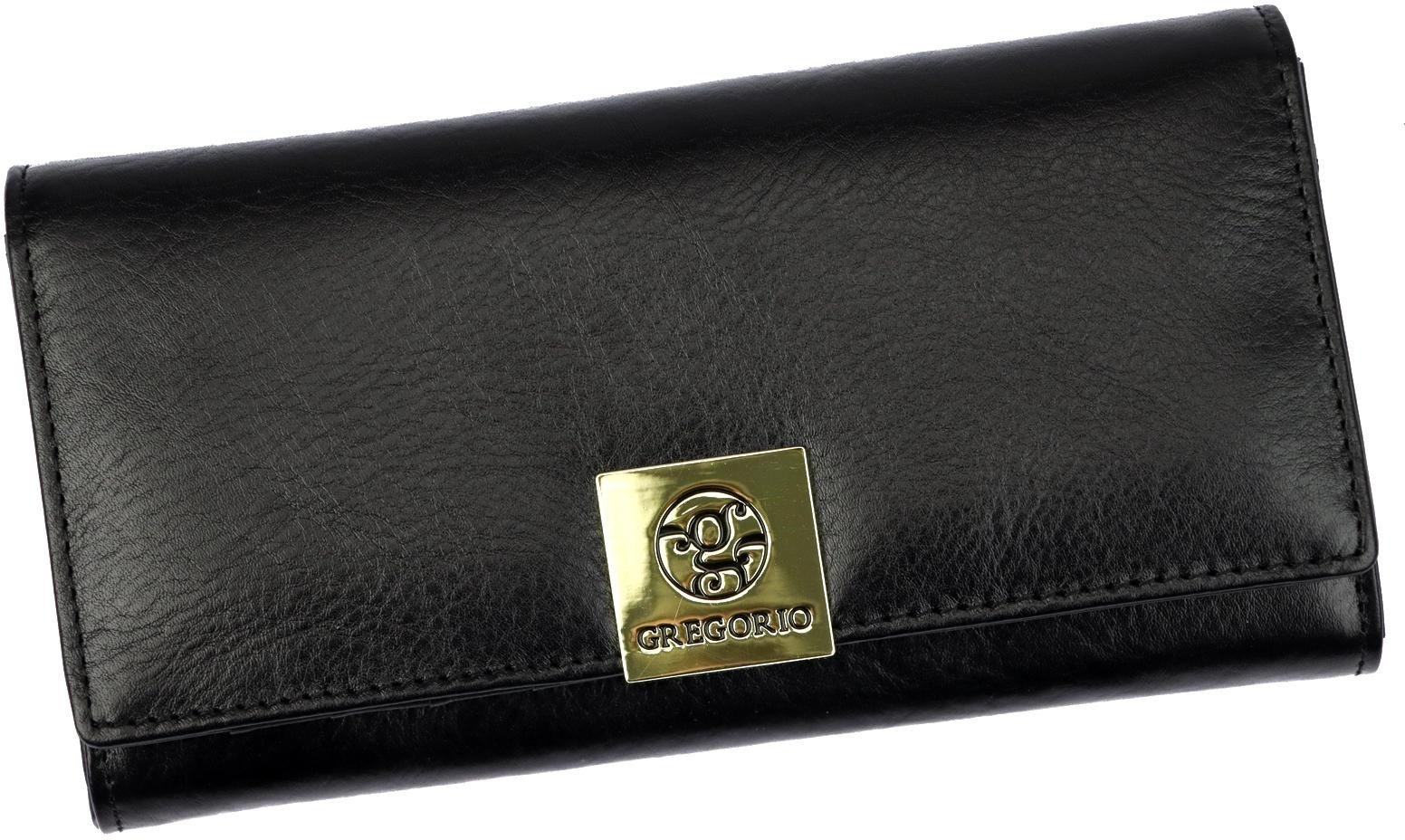 Portfel damski skórzany skóra naturalna Gregorio