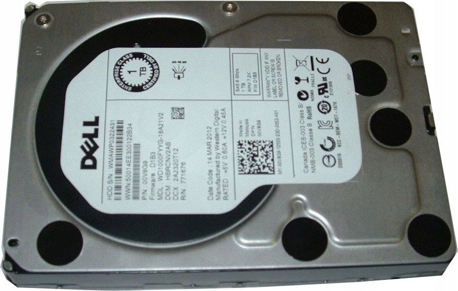Dysk serwerowy Dell 1TB 3.5'' SAS-2 (6Gb/s) (0V8G9)